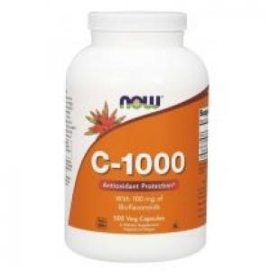 Now Foods Witamina C 1000 mg z bioflawonoidami Suplement diety 500 kaps.