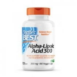 Doctors Best ALA - kwas alfa liponowy 300 mg Suplement diety 180 kaps.