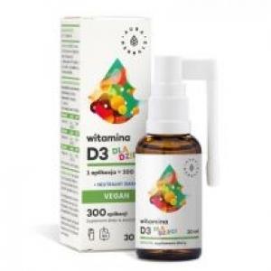 Aura Herbals Witamina D3 dla dzieci Vegan - suplement diety 30 ml
