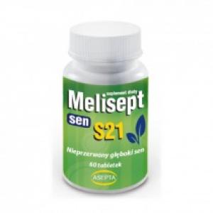 Asepta Melisept Sen S21 - suplement diety 60 tab.