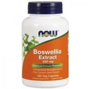 Now Foods Boswellia 250 mg ekstrakt z Kurkumą Suplement diety 120 kaps.