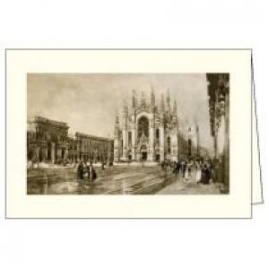 Karnet z kopertą ITW 014 Milano Piazza del Duomo