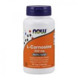Now Foods L-Karnozyna 500 mg - L-Carnosine Suplement diety 50 kaps.