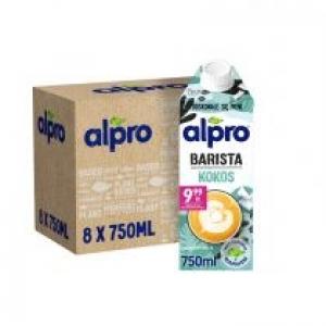 Alpro Barista do kawy 8,89zł/szt - Napój Kokosowy z dodatkiem soi i wapniem Zgrzewka 8 x 750 ml