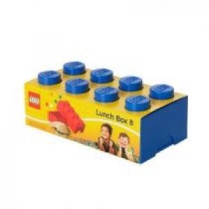 Lunchbox klocek LEGO niebieski