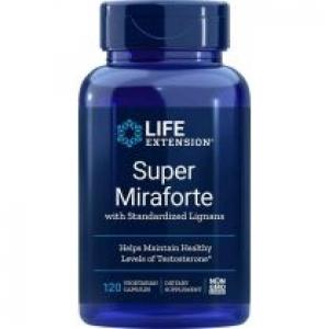 Life Extension Super Miraforte with Standardized Lignans Suplement diety 120 kaps.