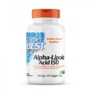 Doctors Best ALA - kwas alfa liponowy 150 mg Suplement diety 120 kaps.