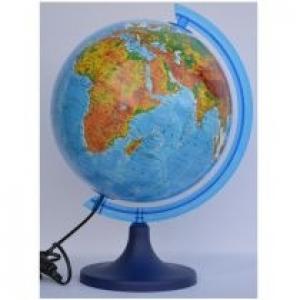 Globus fizyczny podświetlany 25 cm