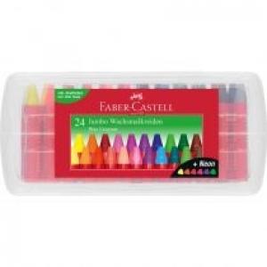 Faber-Castell Kredki woskowe trójkątne 24 kolory