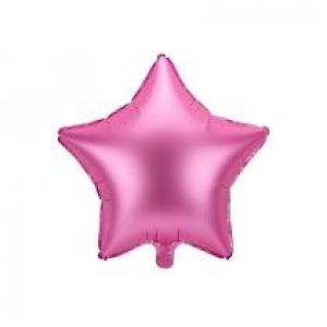 Balon foliowy Gwiazdka 48 cm różowy