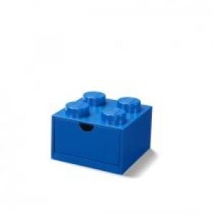 Szufladka na biurko klocek LEGO Brick 4 Niebieska