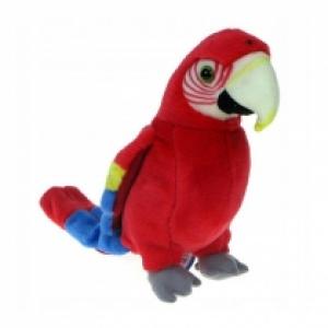 Papuga czerwona 25cm Dubi