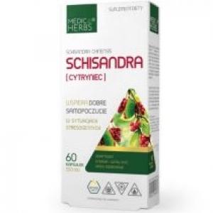 Medica Herbs Schisandra (Cytryniec) Suplement diety 60 kaps.
