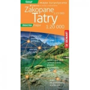 Mapa turystyczna Tatry i Zakopane Tour 1:20 000