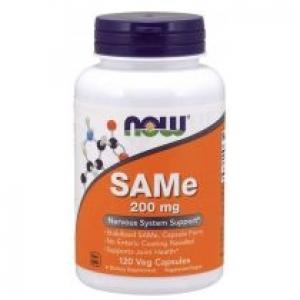 Now Foods SAMe - S-Adenozylo L-Metionina 200 mg Suplement diety 120 kaps.