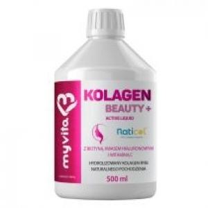 MyVita Kolagen NatiCol Beauty+ Active Liquid Suplement diety 500 ml