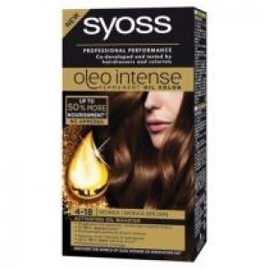 Syoss Oleo Intense farba do włosów trwale koloryzująca z olejkami 4-18 Brąz Mokka