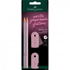 Faber-Castell Ołówek + gumka + temperówka 2 szt.
