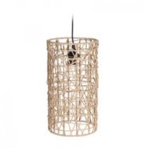 H&S Decoration Lampa sufitowa pleciona Boho 40x22 cm