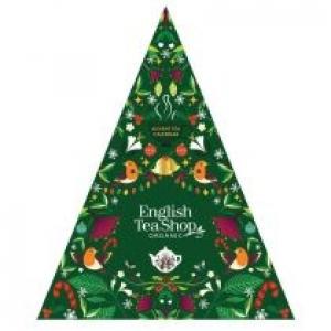 English Tea Shop Organic Kalendarz adwentowy herbatki piramidki Green trangular 25 x 2 g Bio