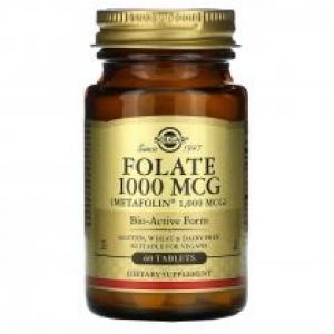 Solgar Folate (Metafolin) 1000 mcg Suplement diety 60 tab.