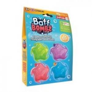 Zimpli Kids Musujące gwiazdki do kąpieli zmieniające kolor wody Baff Bombz 3+