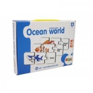 Puzzle 10 el. edukacyjne ocean Leantoys