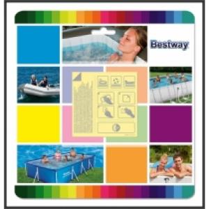 Wodoodporne łatki naprawcze do basenów, materaca Bestway