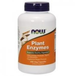 Now Foods Plant Enzymes - Enzymy roślinne Suplement diety 240 kaps.