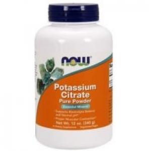 Now Foods Potassium Citrate - Cytrynian Potasu Suplement diety 340 g