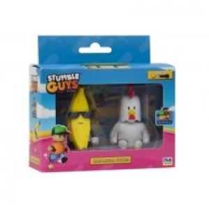 Stumble Guys Mini Action Figures 2 Pack Banana Guy Chicken