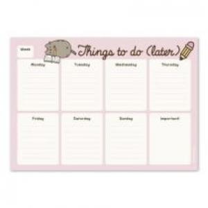 Planner A4 tygodniowy Pusheen Rose