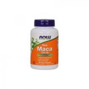 Now Foods Korzeń Maca 750 mg ekstrakt 6:1 Suplement diety 90 kaps.