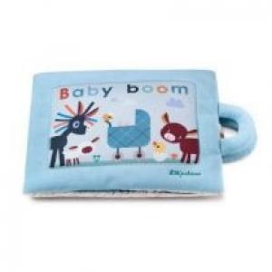 Miękka książeczka aktywizująca z mini - przytulankami „Baby boom” Farma 18 m+ Lilliputiens