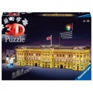 Puzzle 3D Budynki nocą: Pałac Buckingham Ravensburger