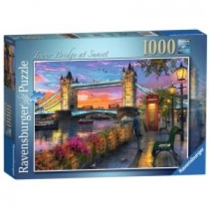 Puzzle 1000 el. Zachód słońca nad Tower Bridge 15033 Ravensburger