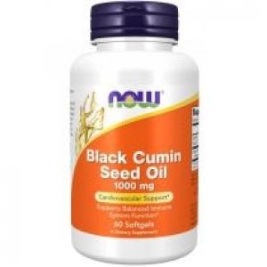 Now Foods Black Cumin Seed Oil - Czarnuszka Suplement diety 60 kaps.