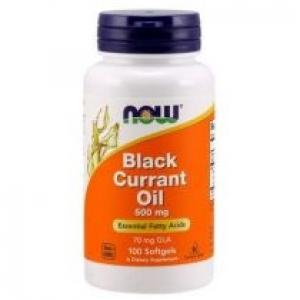 Now Foods Black Currant Oil - Olej z Czarnej Porzeczki 500 mg Suplement diety 100 kaps.