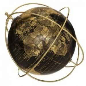 Atmosphera Globus dekoracyjny 24 cm czarny