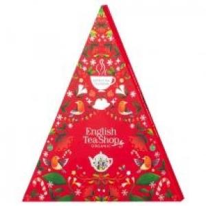 English Tea Shop Organic Kalendarz adwentowy - herbaty i herbatki piramidki 25 x 2 g Bio