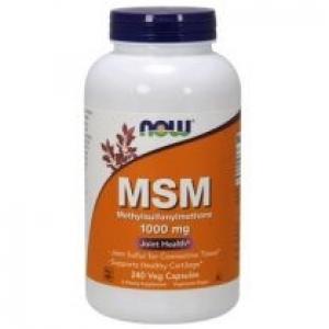 Now Foods Siarka MSM - Metylosulfonylometan 1000 mg Suplement diety 240 kaps.