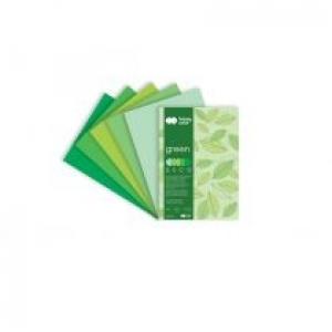 Happy Color Blok Deco Green, 5 kolorów, A4, 170g, 20 arkuszy 170 g 20 kartek