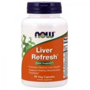 Now Foods Liver Refresh Suplement diety 90 kaps.