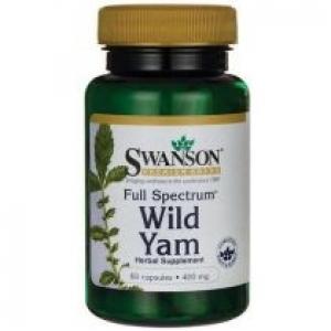 Swanson Full Spectrum Wild Yam 400 mg Suplement diety 60 kaps.