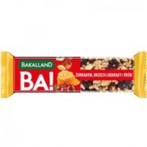 Bakalland Ba! Baton Nuts Żurawina 30 g