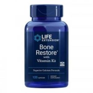 Life Extension Bone Restore with Vitamin K2 Suplement diety 120 kaps.