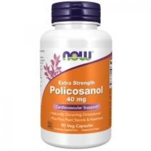 Now Foods Polikosanol Extra Strength 40 mg Suplement diety 90 kaps.