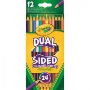 Crayola Dwustronne kredki ołówkowe 24 kolorów 12 szt.