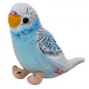 Papuga falista niebieska 13cm Beppe