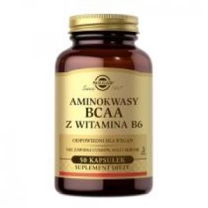 Solgar Aminokwasy BCAA z witaminą B6 - suplement diety 50 kaps.